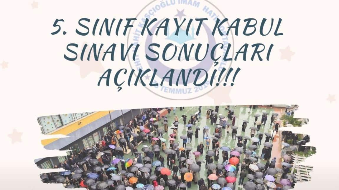 5. SINIF KAYIT KABUL SINAVINI KAZANAN ÖĞRENCİLER BELLİ OLDU!